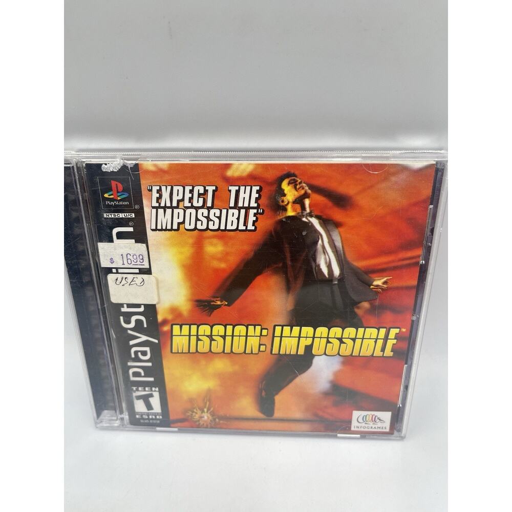 Mission Impossible For PlayStation one PS1 Complete Test Working CIB